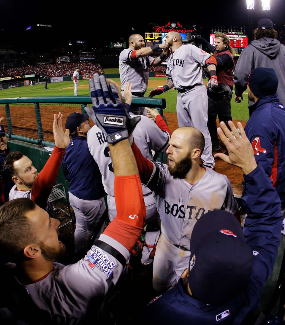 Koji fans Carpenter, Sox win World Series 