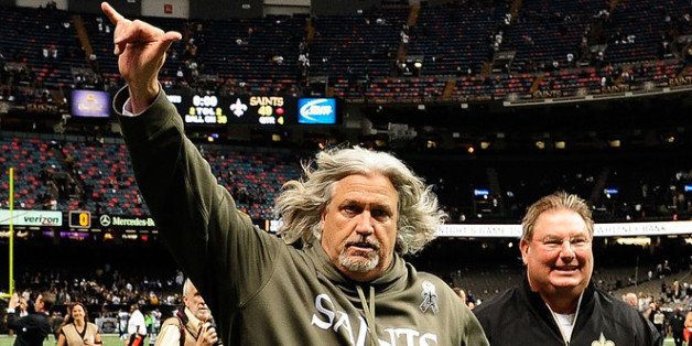 NEW ORLEANS, LA - NOVEMBER 10: Rob Ryan, defensive coordinator of the New Orleans Saints, waves to the crowd following a game against the Dallas Cowboys at the Mercedes-Benz Superdome on November 10, 2013 in New Orleans, Louisiana. New Orleans won the game 49-17. (Photo by Stacy Revere/Getty Images)