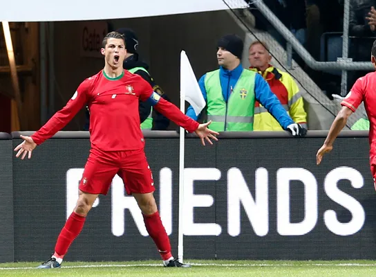 Football GIFs: Cristiano Ronaldo's Triumphant Trio Against Sweden In  World-Cup Play-Off