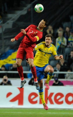 Ronaldo's Hat Trick In World Cup Qualifying Playoff Even Had Zlatan  Ibrahimovic Applauding (GIF/VIDEO)