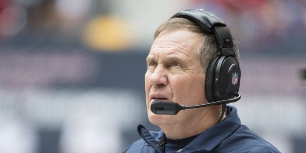 Head coach Bill Belichick of the New England Patriots watches his team against the Houston Texans in the second half of the Patriots' 34-31 victory on Sunday, Dec. 1, 2013, in Houston. (George Bridges/MCT via Getty Images)