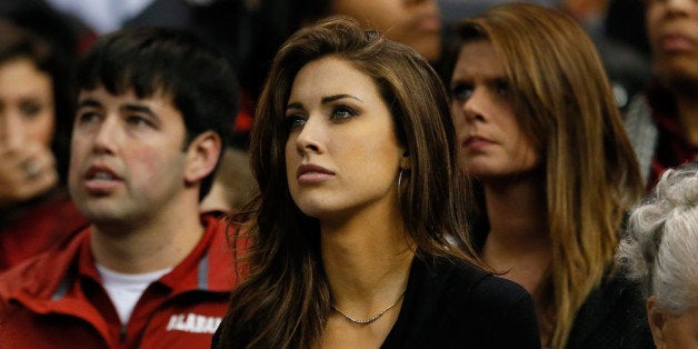 NEW ORLEANS, LA - JANUARY 02: Katherine Webb attends the Alabama Crimson Tide against the Oklahoma Sooners game during the A