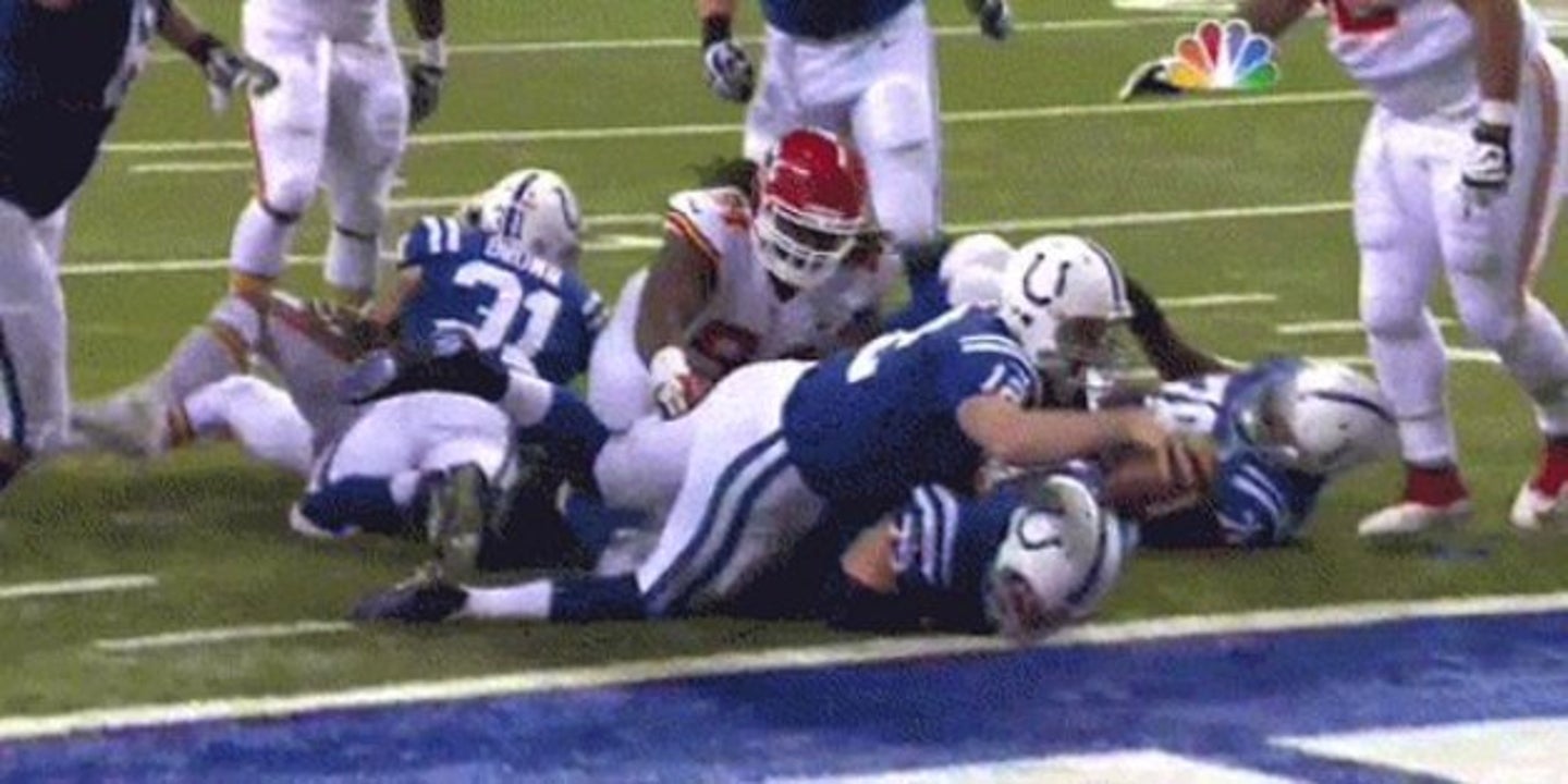 Andrew Luck's Touchdown After Recovering A Fumble Was The Colts' Andrew ...