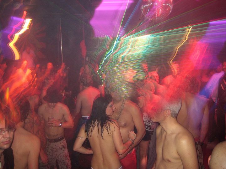 Visitors to Berlin's KitKatClub (pictured) on Saturday are being urged to contact their doctor if they experience symptoms of bacterial meningitis 