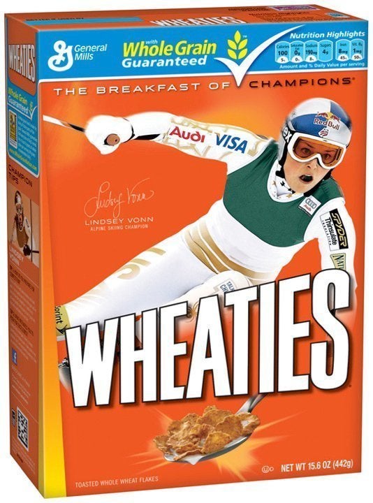 2008 Snowboarding Champion Shaun White Wheaties Cereal Box 15.6 oz EUC