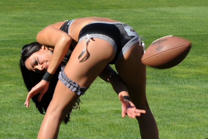 Lingerie Football League: Players NOT Punished For Wearing Too Much  (UPDATED)