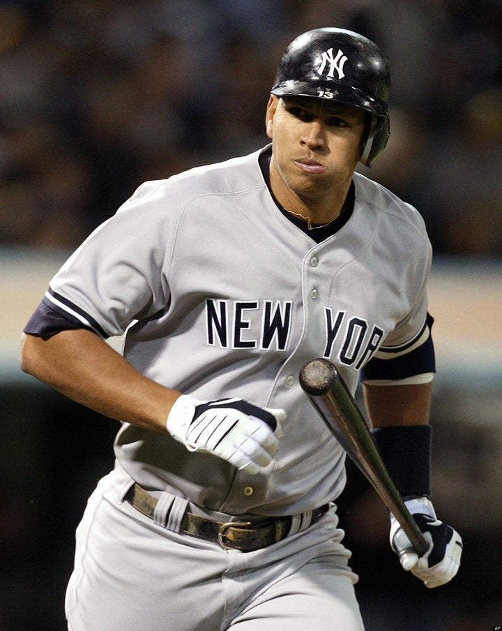 A-Rod--Mom  Alex rodriguez, New york yankees, Yankee stadium