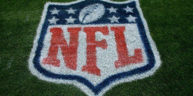 DENVER - SEPTEMBER 20: A detail of the NFL logo on painted on the sideline grass as the Cleveland Browns face the Denver Broncos during NFL action at Invesco Field at Mile High on September 20, 2009 in Denver, Colorado. The Broncos defeated the Browns 27-6. (Photo by Doug Pensinger/Getty Images)