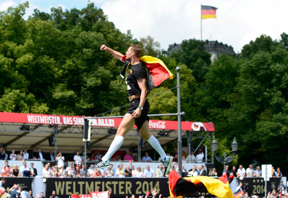 APTOPIX Germany Soccer WCup Arrival