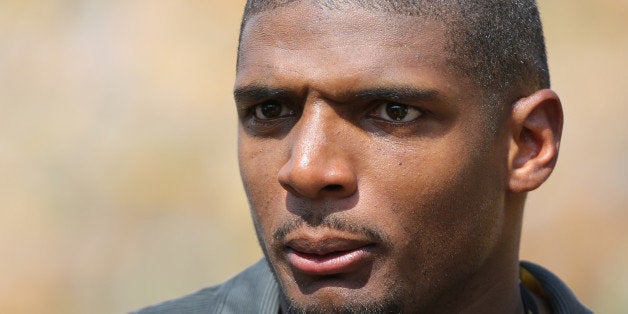 COLUMBIA , MO - AUGUST 30: Former Missouri Tiger Michael Sam attends a game between the Missouri Tigers and South Dakota State Jackrabbits at Memorial Stadium on August 30, 2014 in Columbia, Missouri. The St. Louis Rams announced today they were releasing Sam on the final day of cuts. (Photo by Ed Zurga/Getty Images)