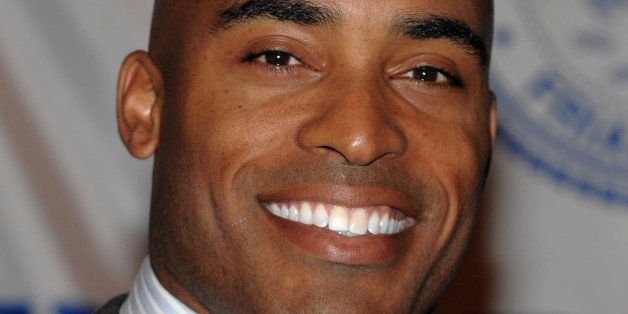Former NFL player Tiki Barber attends the Friars Club Roast of 'Today Show' host Matt Lauer on Friday, Oct. 24, 2008 in New York. (AP Photo/Evan Agostini)