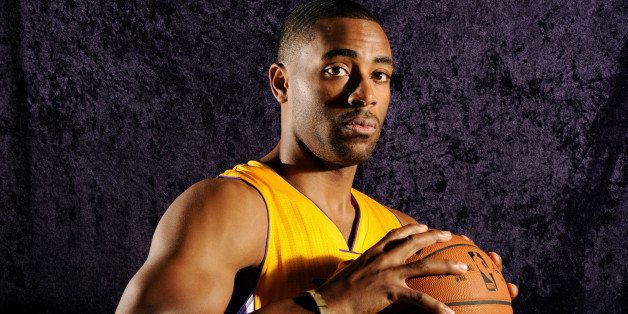 EL SEGUNDO, CA - OCTOBER 4, 2014: Wayne Ellington #2 of the Los Angeles Lakers poses for a portrait during training camp at the Toyota Sports Center in El Segundo, CA on October 4, 2014. NOTE TO USER: User expressly acknowledges and agrees that, by downloading and or using this photograph, User is consenting to the terms and conditions of the Getty Images License Agreement. Mandatory Copyright Notice: Copyright 2014 NBAE (Photo by Andrew D. Bernstein/NBAE via Getty Images)