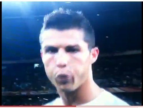 Cristiano Ronaldo knocked out a cameraman with one punch. Video