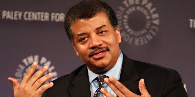 NEW YORK, NY - JUNE 04: Astrophysicist/ author/ host Neil deGrasse Tyson attends the 'Cosmos: A Spacetime Odyssey' Screening Event and Panel at the Paley Center for Media on June 4, 2014 in New York City. (Photo by Cindy Ord/Getty Images for FOX)