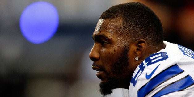 ARLINGTON, TX - JANUARY 04: Dez Bryant #88 of the Dallas Cowboys is on the field before the start of their NFC Wild Card Pla