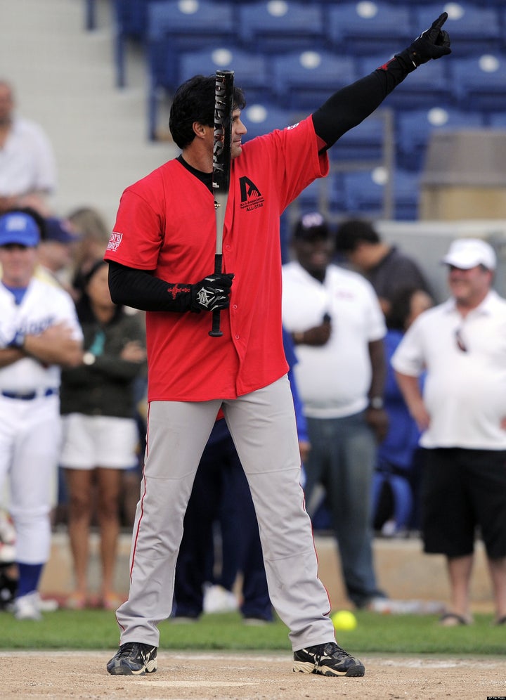 Jose Canseco hit off field, not on it