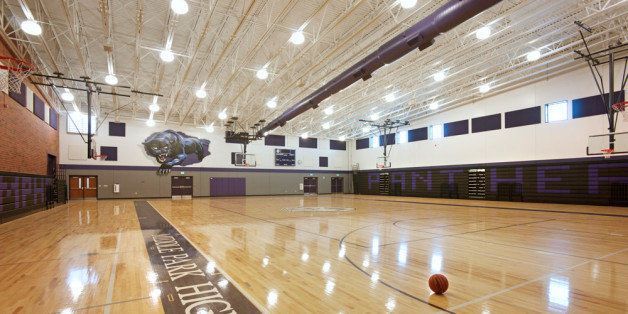 Gymnasium at Middle Park High SchoolGranby, ColoradoDesigned and built by The Neenan CompanyPhoto courtesy of LaCasse Photographyblog.neenan.com/