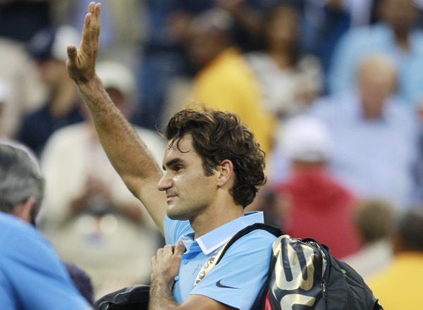 federer djokovic us open 2010