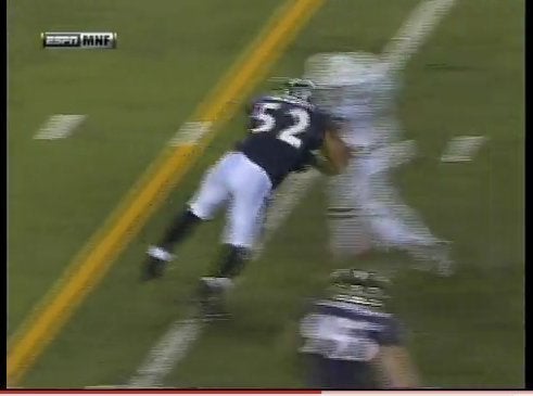 Ray Lewis obliterates Dustin Keller with a vicious hit #shorts