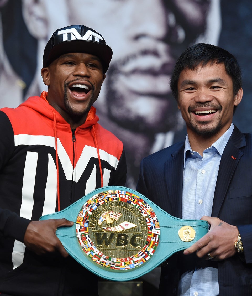 Floyd Mayweather Jr. v Manny Pacquiao - News Conference