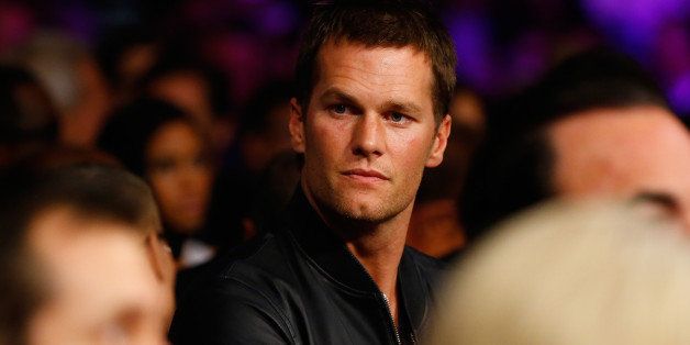 LAS VEGAS, NV - MAY 02: NFL quarterback Tom Brady attends the welterweight unification championship bout on May 2, 2015 at MGM Grand Garden Arena in Las Vegas, Nevada. (Photo by Al Bello/Getty Images)