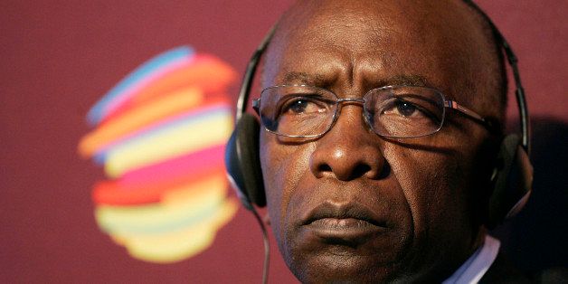 FIFA Vice president and CONCACAF (Confederation of North, Central American and Caribbean Association Football) President Jack Warner from Trinidad listens to a question during a conference at the Global Sports Forum in Barcelona, Spain, Thursday, Feb. 26, 2009. (AP Photo / David Ramos)