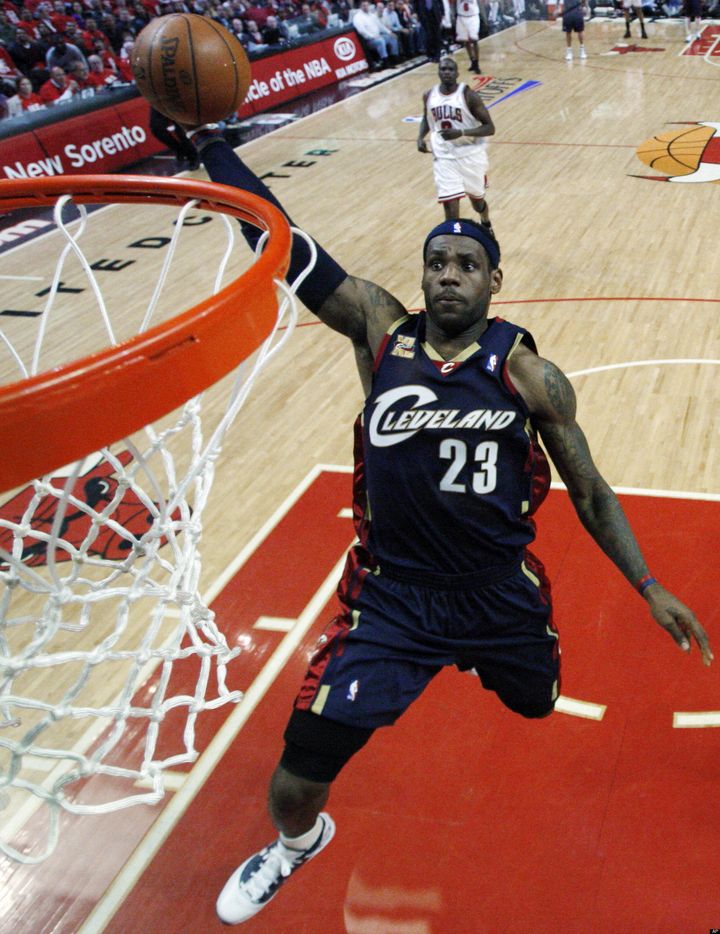 Lebron James Featured On Cover Of 2011 Cleveland Cavaliers Calendar 