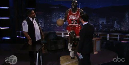 The mystery of the incorrectly numbered Michael Jordan statue