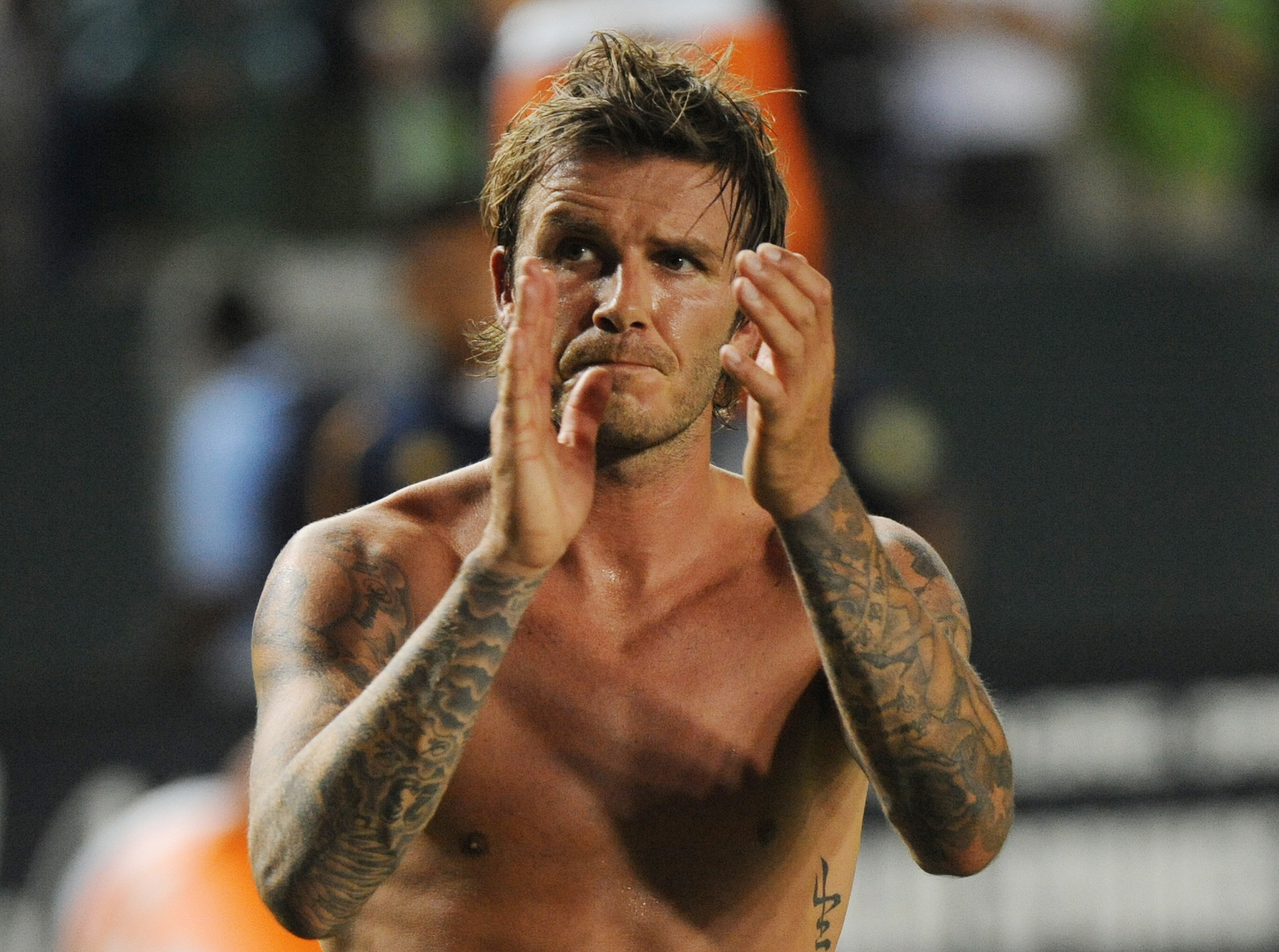 David Beckham gets Jesus tattoo