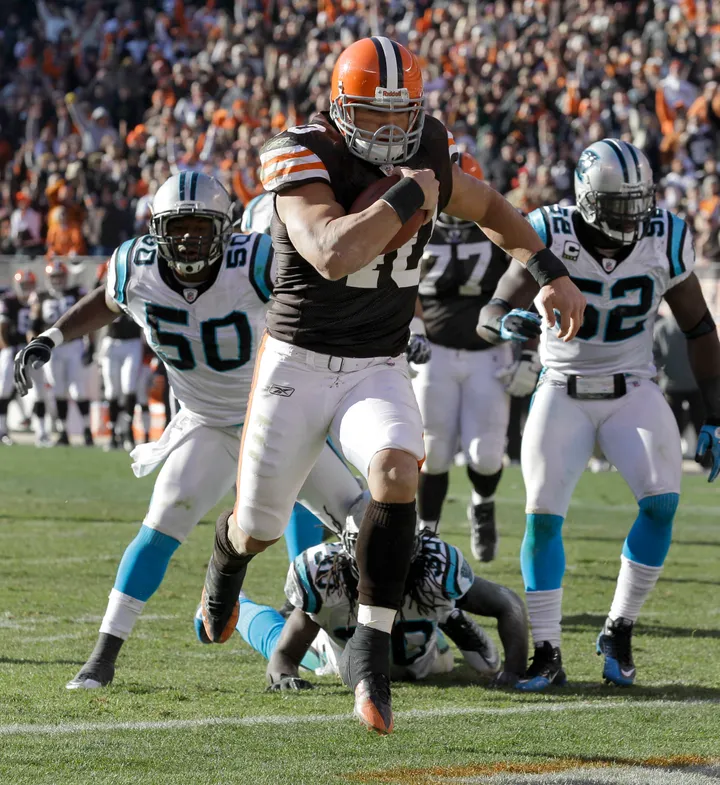 Peyton Hillis, Madden '12 Cover: Browns RB Beats Michael Vick In