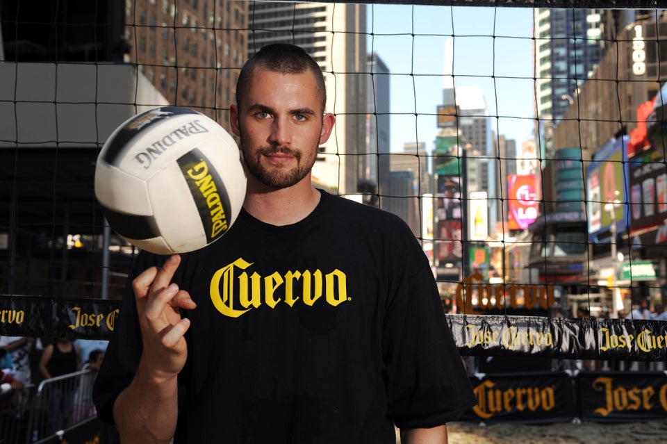 Beach Volleyball in Times Square