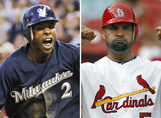 Videos: Nyjer Morgan of Milwaukee Brewers feuds with 'Alberta' Pujols of  St. Louis Cardinals, quotes Patriots coach Bill Belichick 