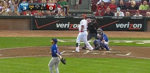 Juan Francisco Home Run Reds Bench Player Hits Ball Out Of