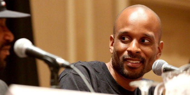 AUSTIN, TX - MARCH 13: Sports journalist Bomani Jones (R) speaks onstage at 'The South Won: Sports, Music, and The New South