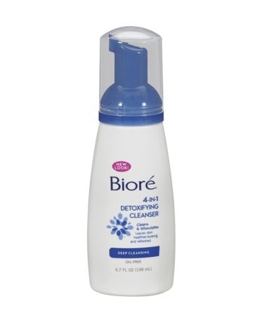 Biore 4-In-1 Detoxifying Cleanser, $7