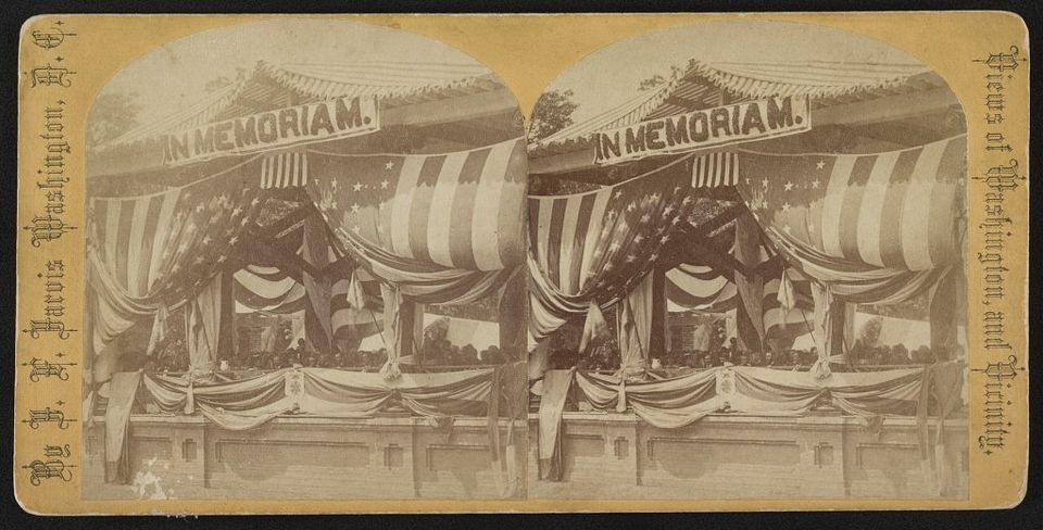 Celebration of the first official Decoration Day at Arlington Cemetery -- By J. F. Jarvis, May 30, 1868