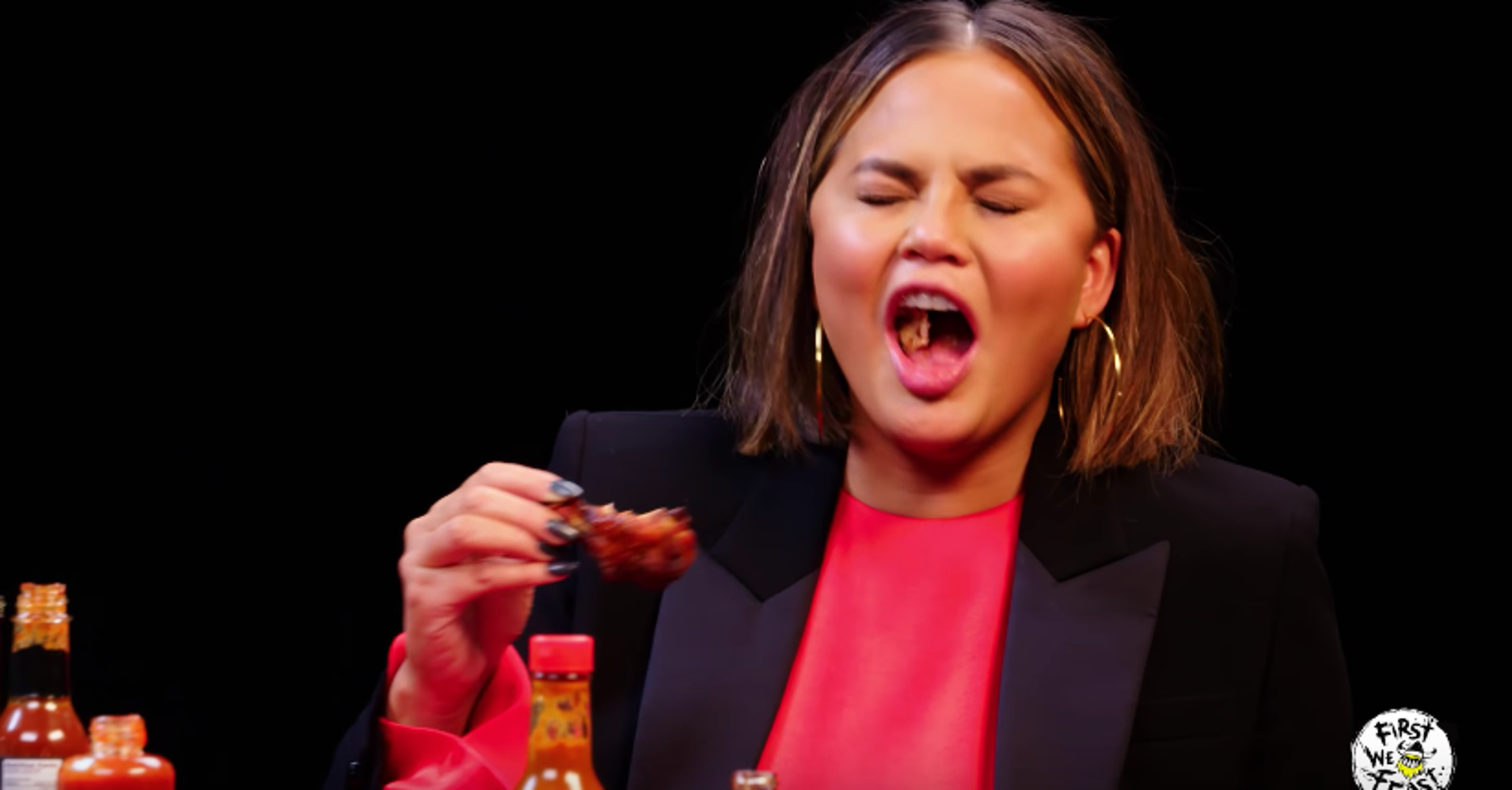 Chrissy Teigen Ups The Ante On The Hot Wings Challenge HuffPost