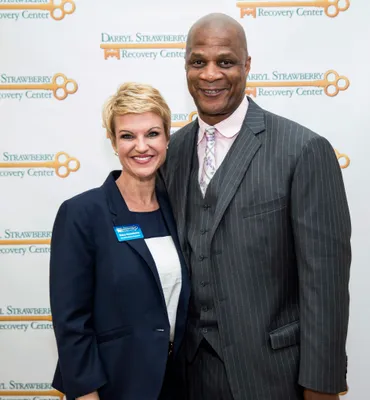 When Darryl Strawberry thanked his wife for helping turn his life around  following substance abuse struggles