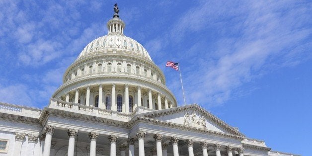 Washington DC, capital city of the United States. National Capitol building.