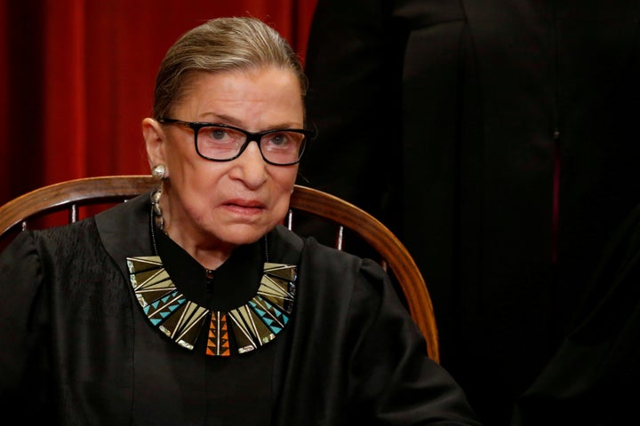 Justice Ruth Bader Ginsburg did leave open the possibility that the Supreme Court might stop the depositions at a later date.