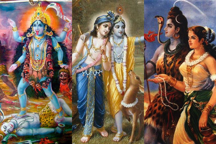 all hindu gods together