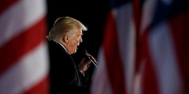 U.S. President-elect Donald Trump delivers remarks at a Make America Great Again welcome concert in Washington, U.S. January 19, 2017. REUTERS/Jonathan Ernst