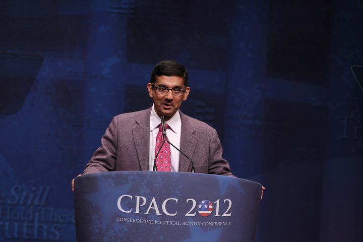 Description Dinesh D'Souza speaking at CPAC 2012 | Source http://www. flickr. com/photos/n3tel/6859827729/ Dinesh D'Souza speaking at CPAC ... 