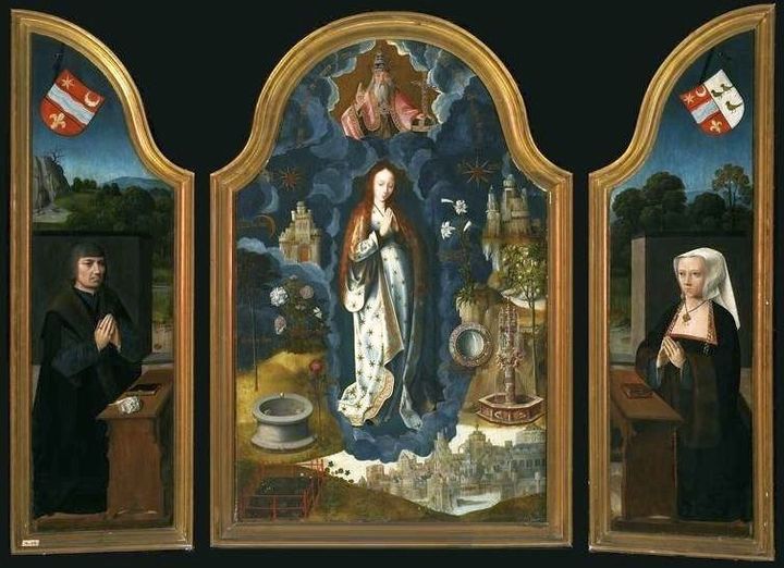 artist | title The Immaculate Conception Triptych. Tryptyk Niepokalanego Poczęcia. | description | date ca | 1530 | medium tempera | ... 