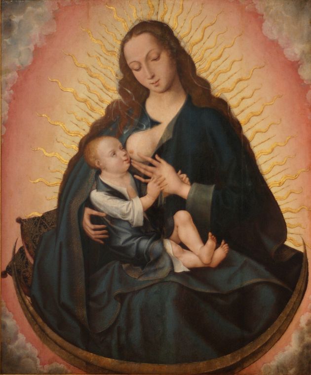 Porn Black Milk Babies - Mary Breastfeeding Jesus: Christmas' Missing Icon | HuffPost