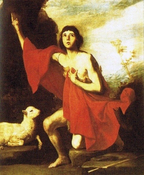 John the Baptist. Św. Jan Chrzciciel. | description | date s | 1630 | medium oil | canvas | dimensions cm | 132 | 95.5 | i