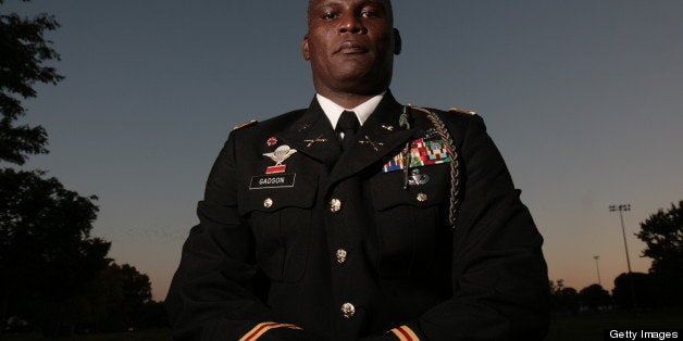 FORT BELVOIR, VA - SEPTEMBER 18: FILE, Lt. Colonel Greg Gadson, a former battalion commander who lost both his legs to an IED