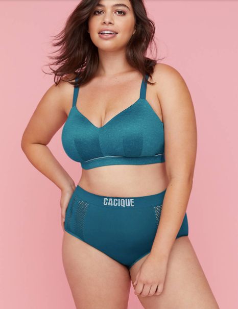 gap breathe high rise bikini