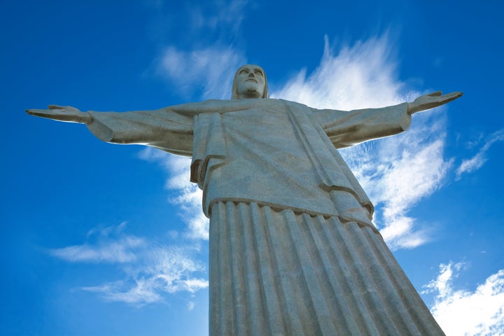 statue of christ redeemer rio...