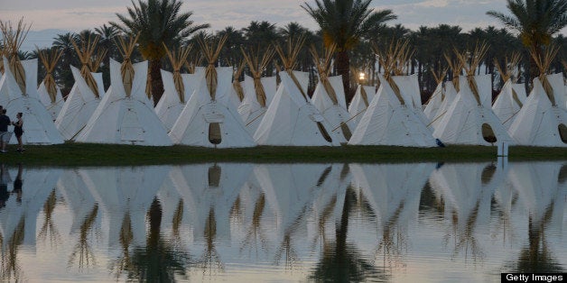 INDIO, CA - APRIL 11: The Empire Polo Field Prepares for the 2013 Coachella Music Festival at The Empire Polo Club on April 11, 2013 in Indio, California. (Photo by Frazer Harrison/Getty Images for Coachella)